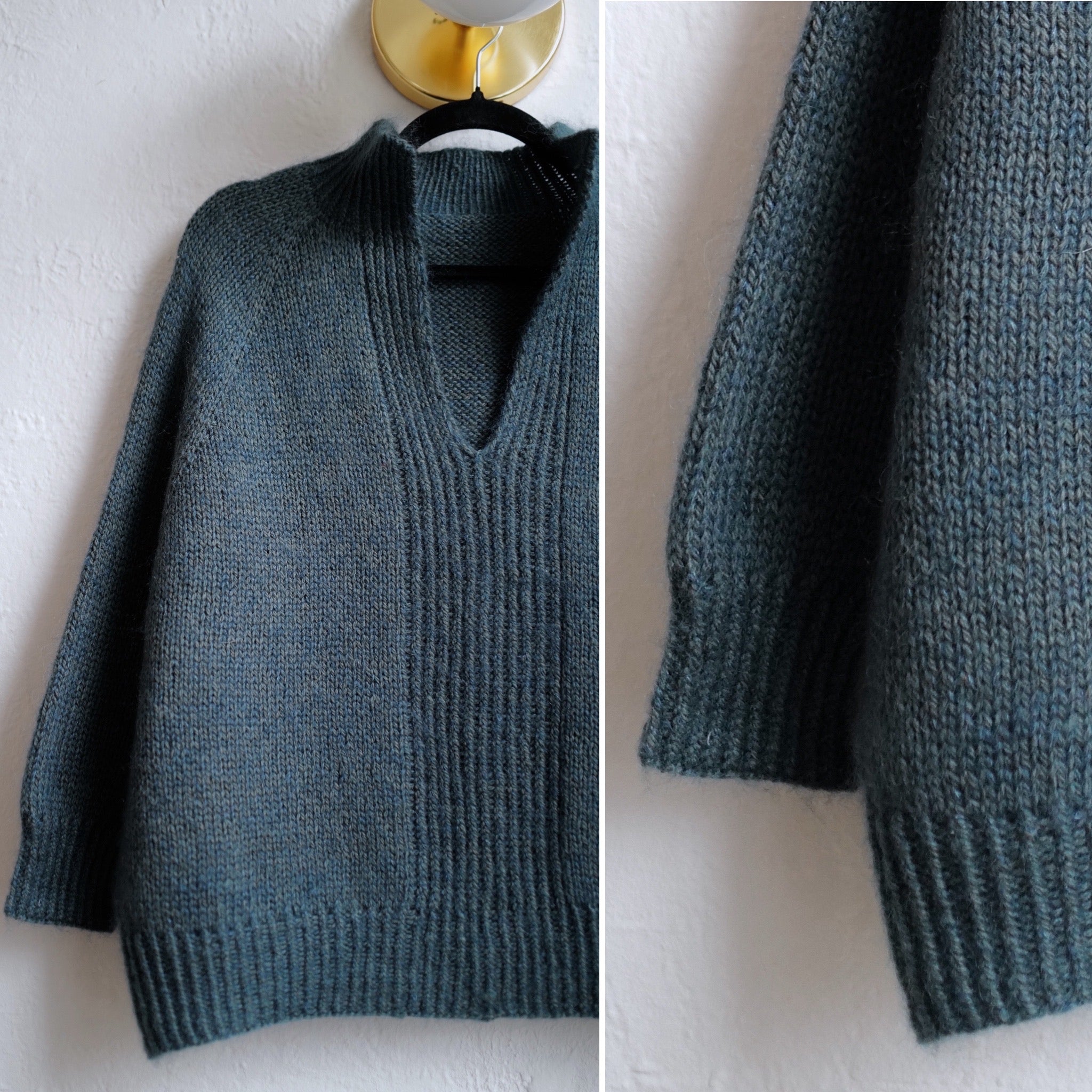 Turtle Dove V-Neck by Melissa Clulow – Sonder Yarn Co.