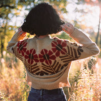 Harvest Flower Sweater by Jessie Maed Designs