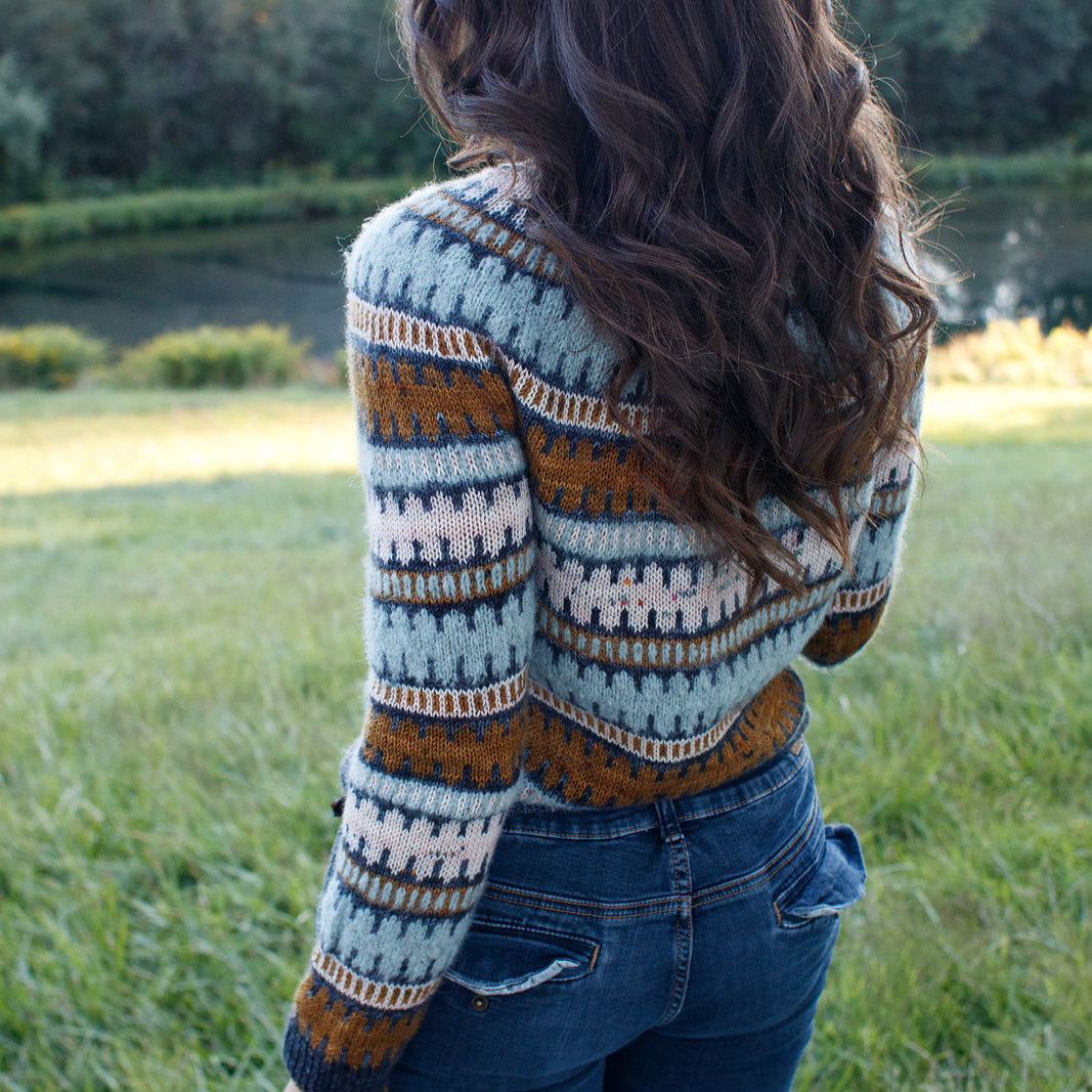 Scrappy Yoke Sweater by Olga Putano – Sonder Yarn Co.