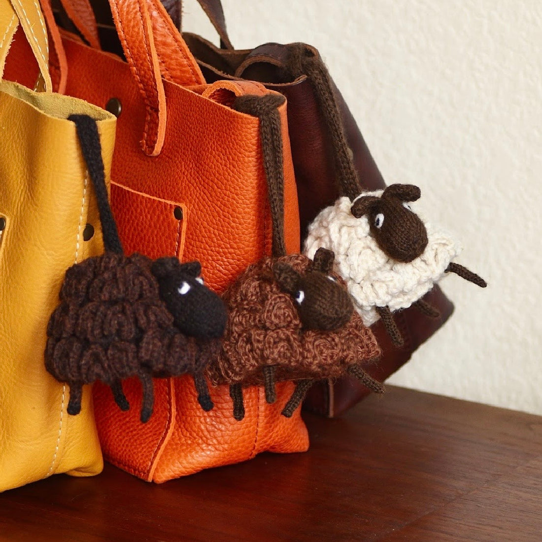Tennyson the Sheep Bag Charm by Cassandra Jones