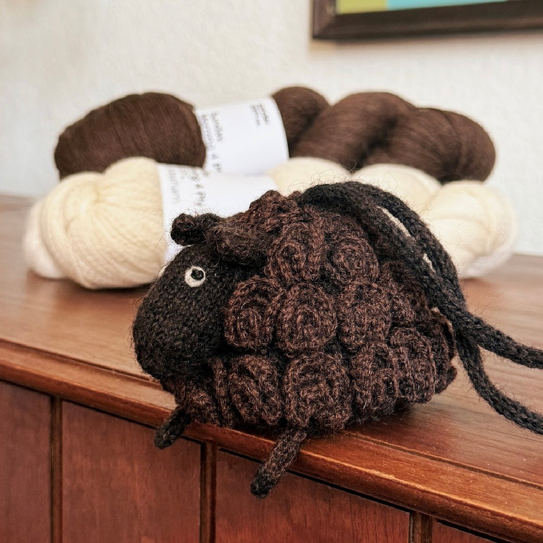 Tennyson the Sheep Bag Charm by Cassandra Jones
