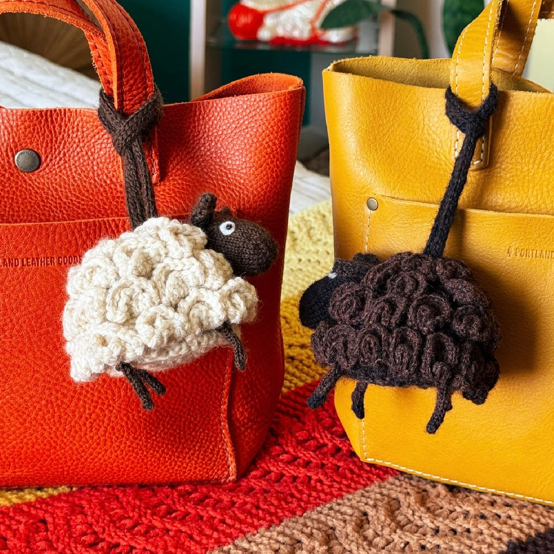Tennyson the Sheep Bag Charm by Cassandra Jones