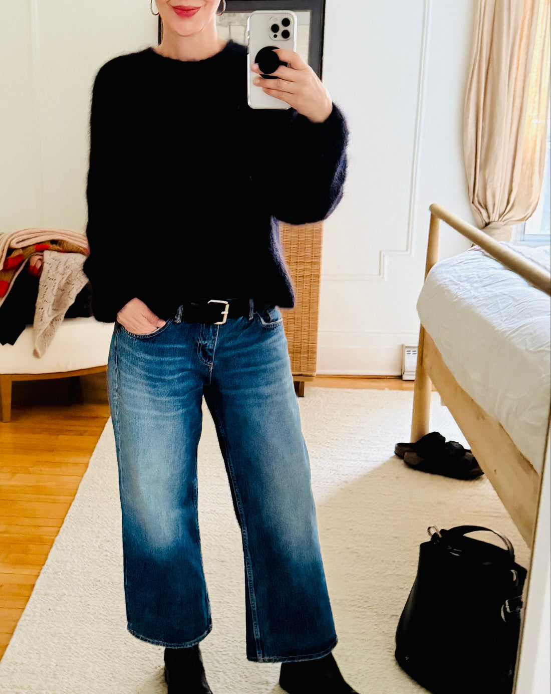 Plain Yoke Sweater by Lene Holme Samsoe