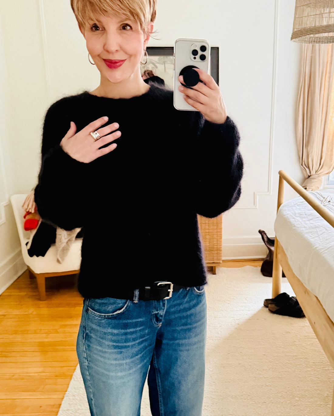 Plain Yoke Sweater by Lene Holme Samsoe