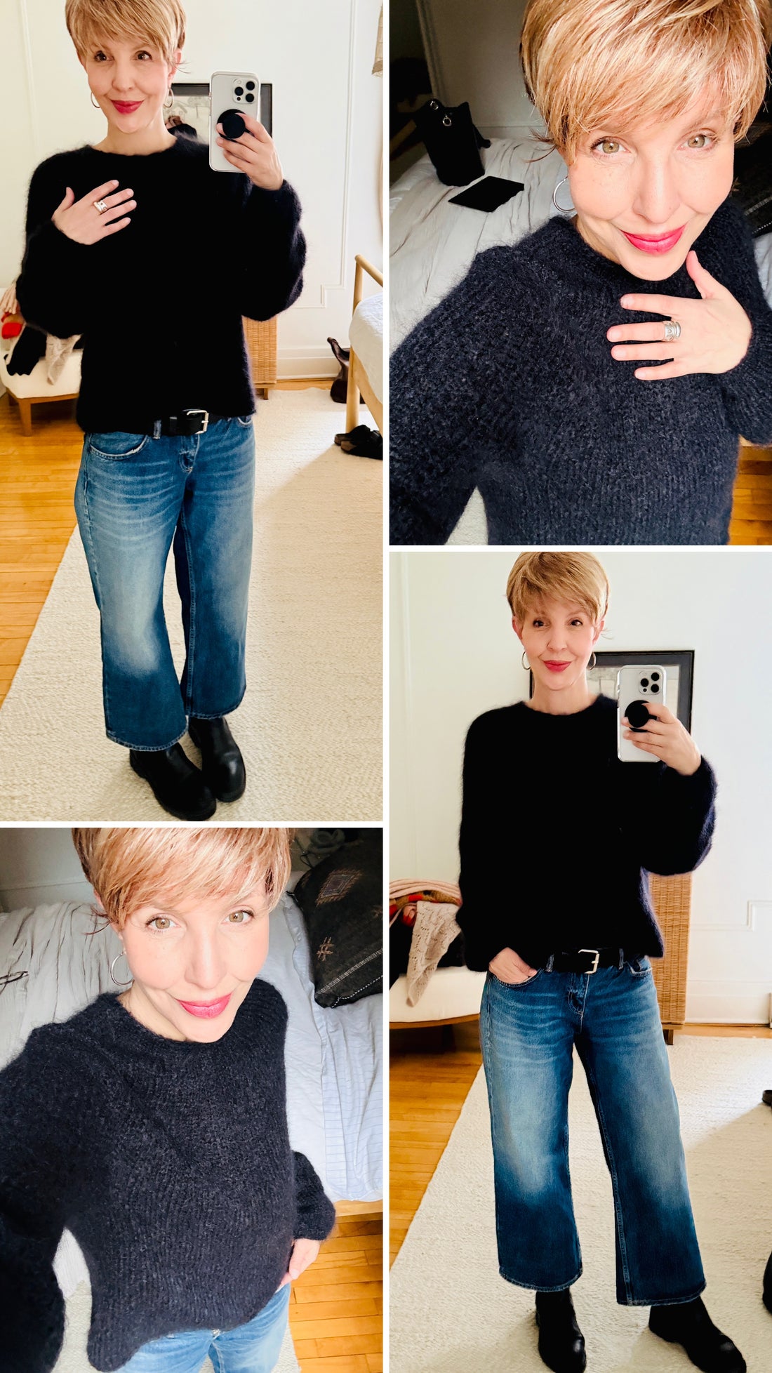 Plain Yoke Sweater by Lene Holme Samsoe