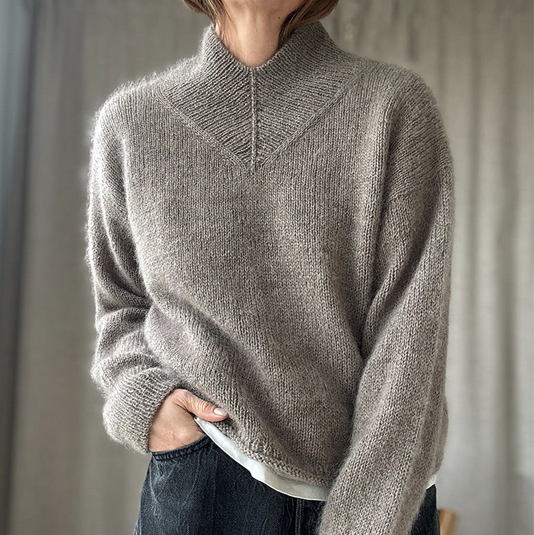 High V Loop Sweater by Other Loops (Haven + Halo)