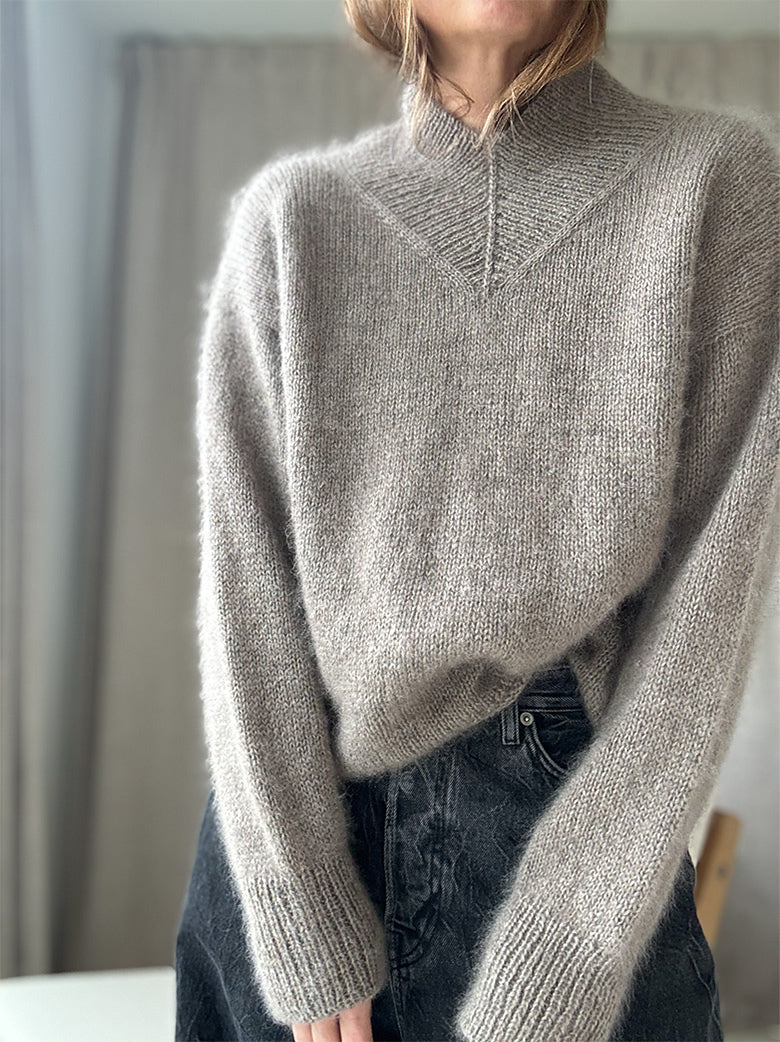 High V Loop Sweater by Other Loops (Haven + Halo)