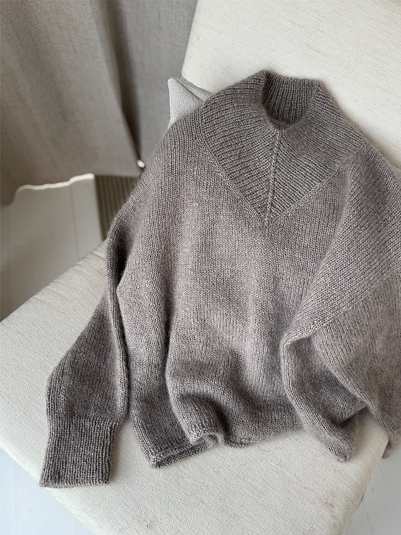 High V Loop Sweater by Other Loops (Haven + Halo)