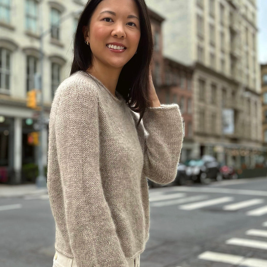 Metropolitan Pullover by Tori Yu (4 Ply + Halo)