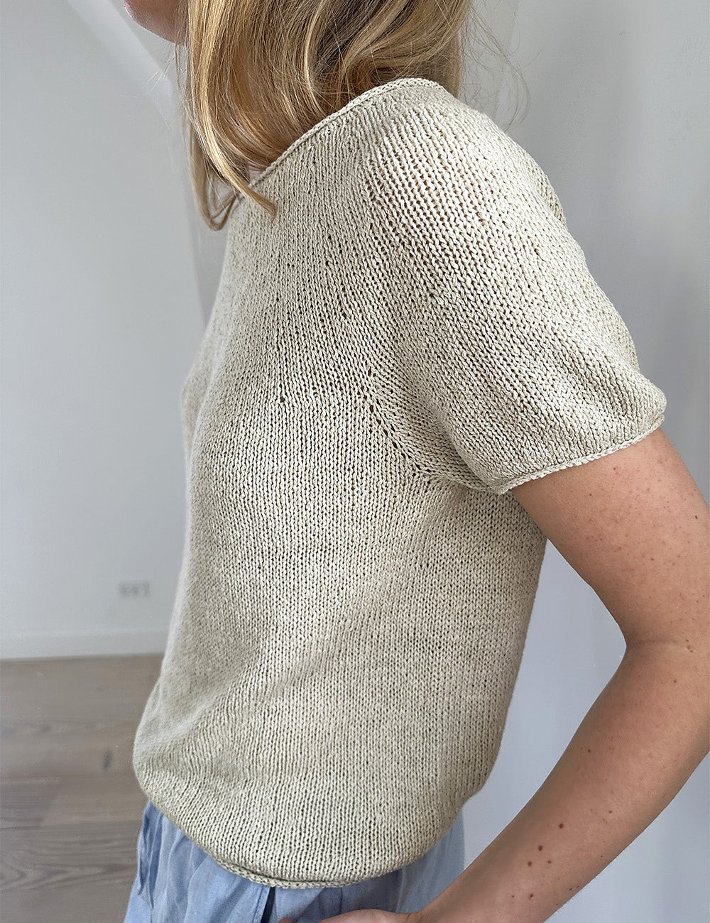 Plain Yoke Tee 22 by Lene Holme Samsøe (Terrasse)