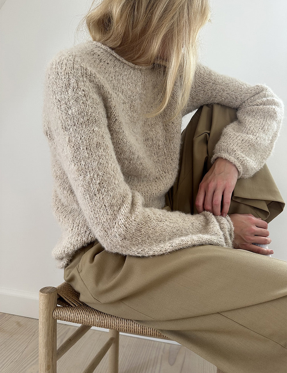 Plain Yoke Sweater by Lene Holme Samsoe