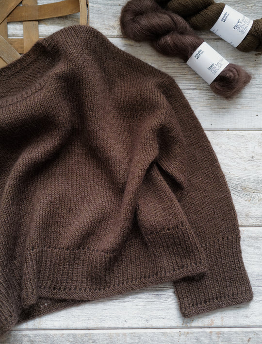 Eyelet Loop Sweater by Other Loops