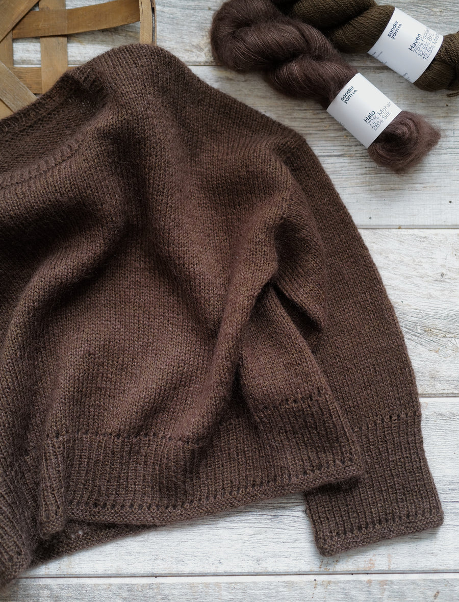 Eyelet Loop Sweater by Other Loops (Haven + Halo)