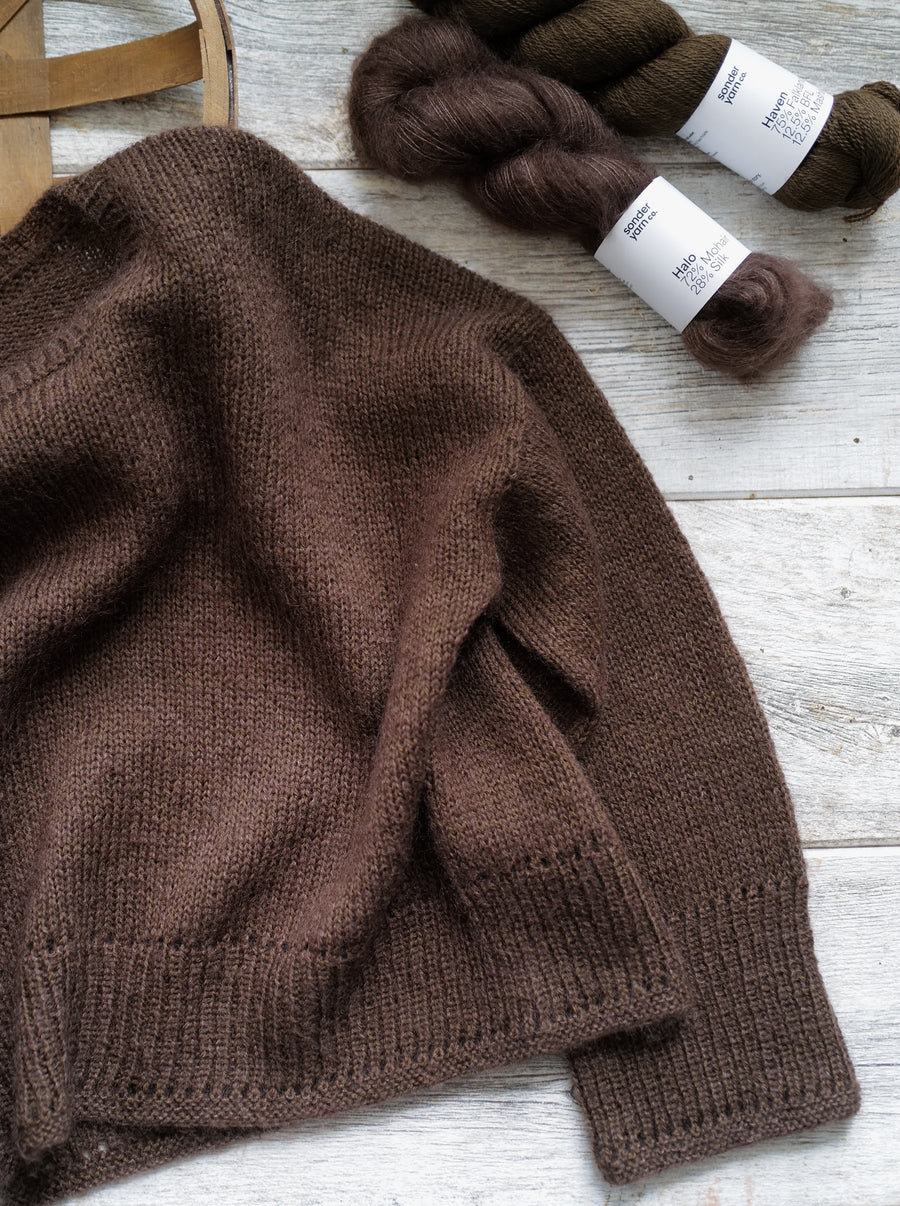 Eyelet Loop Sweater by Other Loops (Haven + Halo)