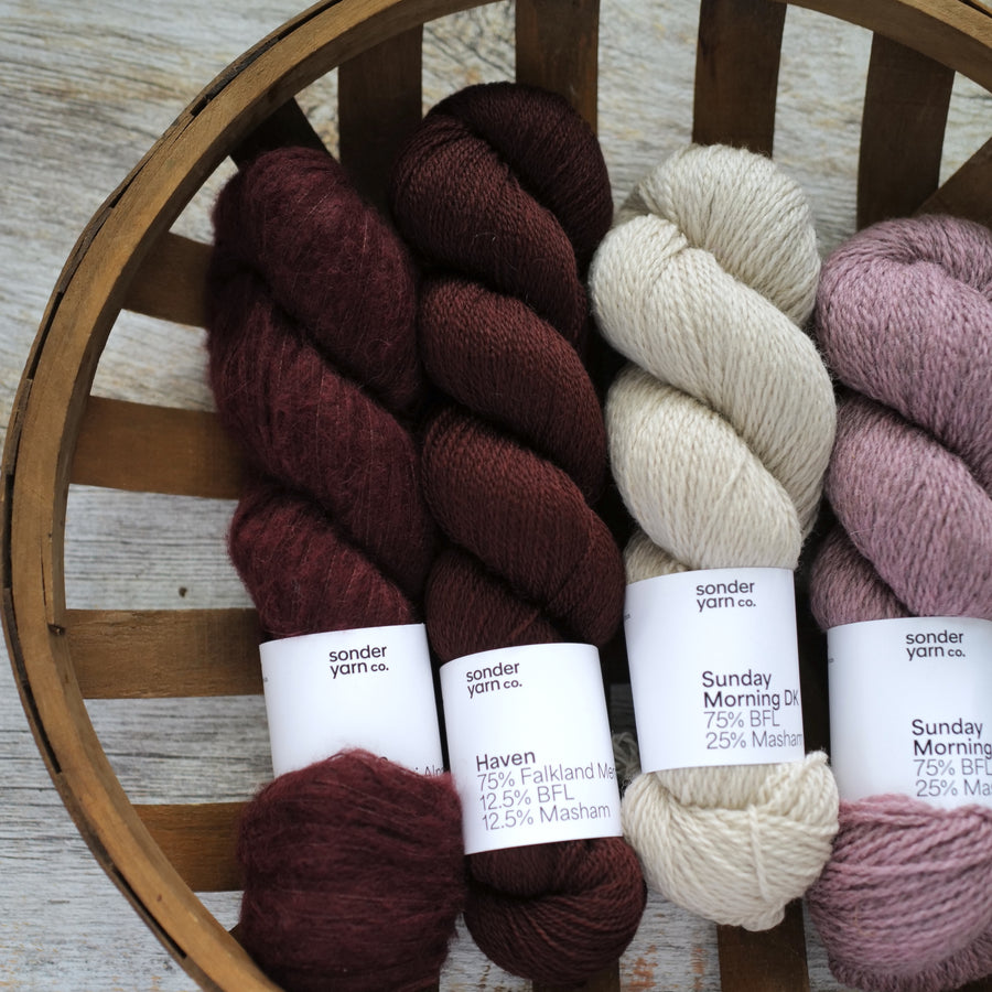 Norma Sweater by My Favourite Things Knitwear (Haven + Haze)