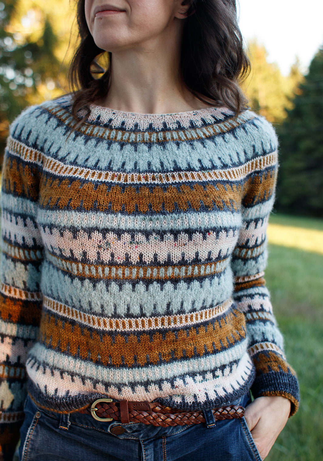 Scrappy Yoke Sweater by Olga Putano