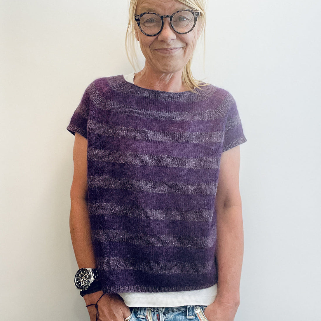 Purple Moon by Isabell Kraemer (Fleece & Flax + Halo)