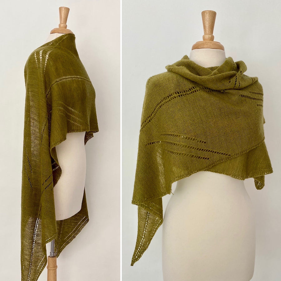 Split Leaf Shawl (Airy version) by Sasha Hyre
