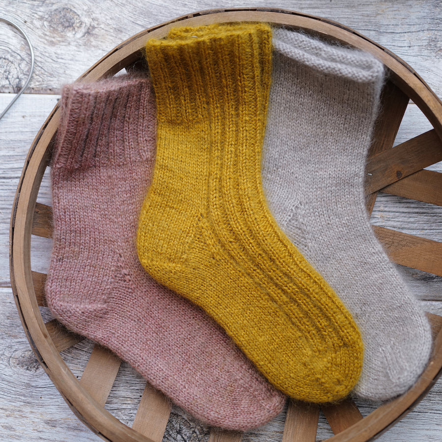 The Indoorsy Socks by Sonder Yarn Co.