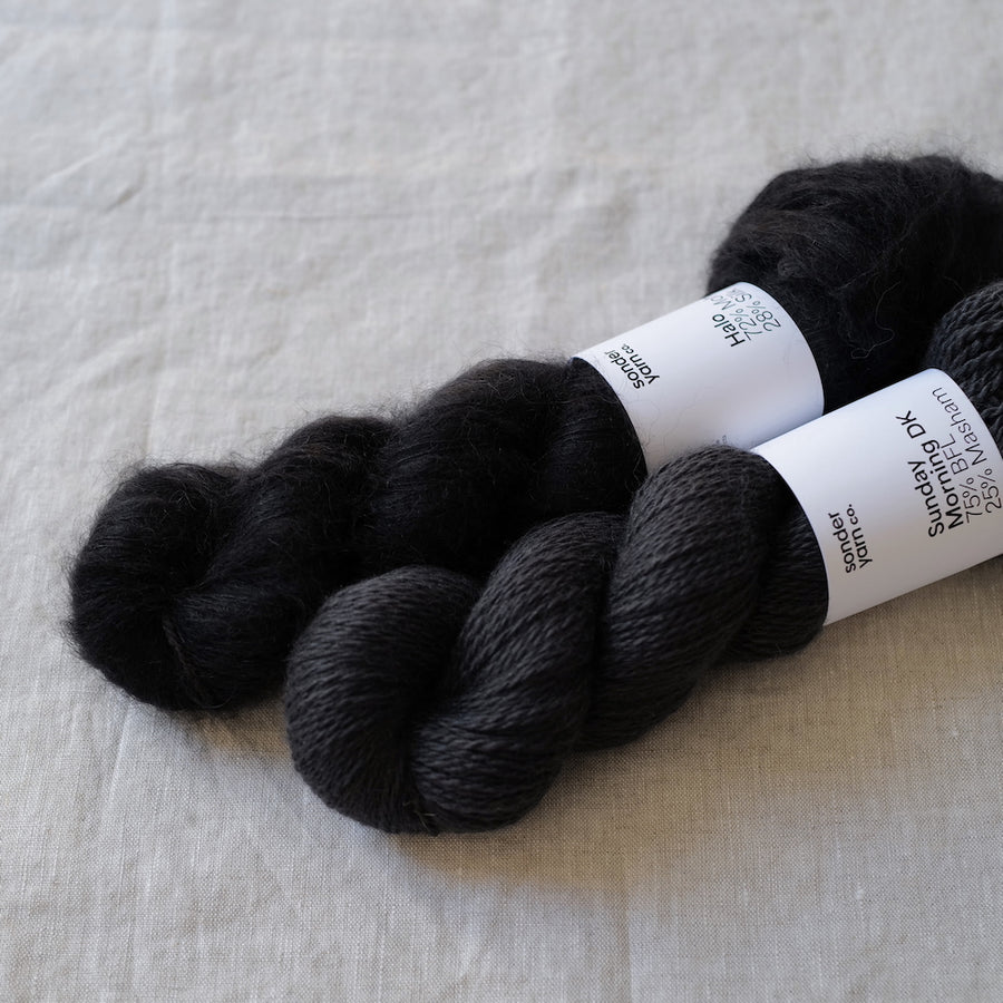 Mouton Noir Hat by Melissa Clulow (Sunday Morning DK + Halo)